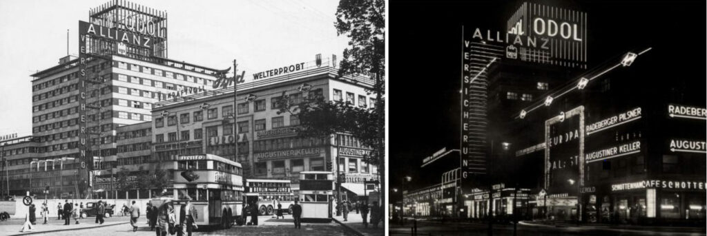 Europahaus-mit-Odol-Leuchtreklame (1936)